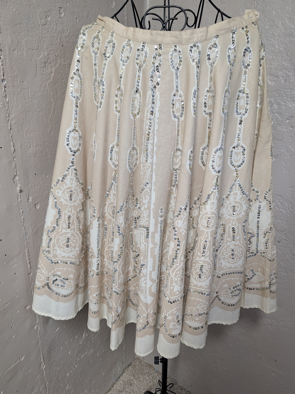 Silkland Sequin Embellished Full Midi Skirt Princesscore Balletcore